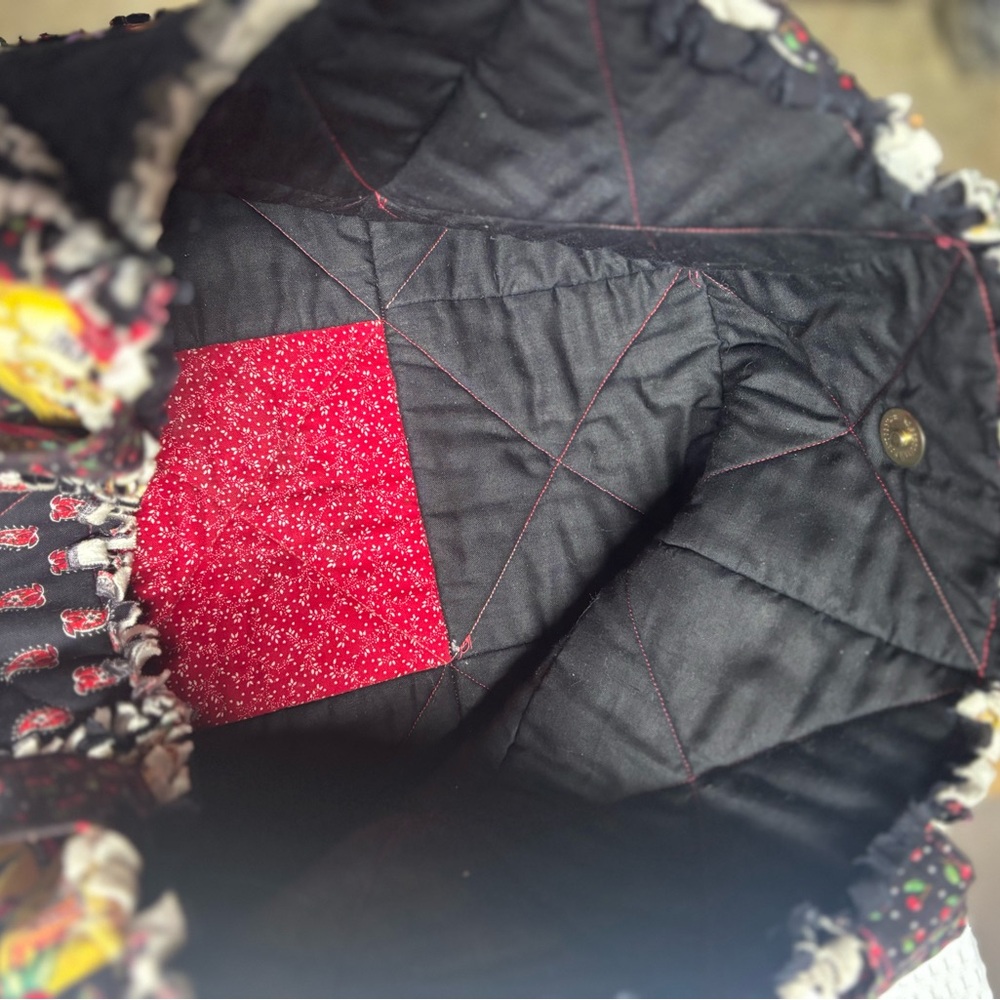 Quilted Patchwork Tote Bag - Multicolor - image 4